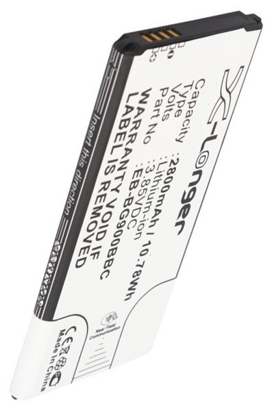 Samsung Galaxy S5 accu standaard capaciteit (2800 mAh, 123accu huismerk)  ASA00983 - 1