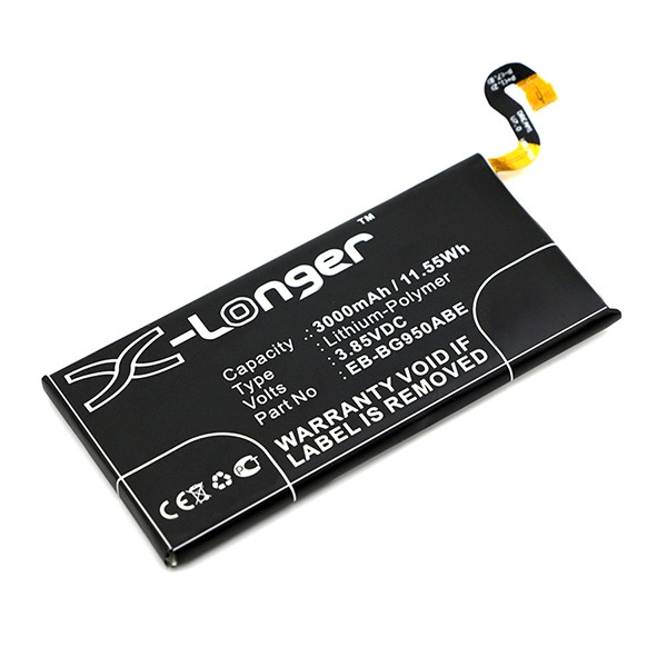 Samsung Galaxy S8 / EB-BG950ABE accu (3.85 V, 2600 mAh, 123accu huismerk) ASA01681 - 1