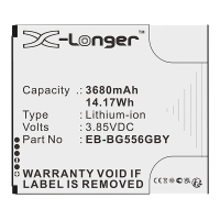 Samsung Galaxy Xcover7 / EB-BG556GBY / GH43-05199A accu (3.85 V, 3680 mAh, 123accu huismerk) ASA02471