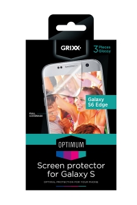 Samsung Grixx Optimum Samsung Galaxy S6 Edge screenprotector (3 stuks)  ASA01672