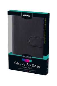 Samsung Grixx Optimum Samsung Galaxy S6 creditcard case (zwart)  ASA01643