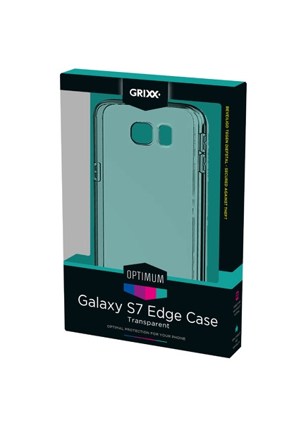 Samsung Grixx Optimum Samsung Galaxy S7 Edge transparante hard case  ASA01639 - 1