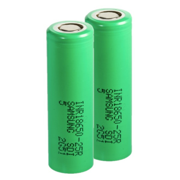 Samsung INR18650-25R / 18650 Li-ion batterij (2 stuks, 3,7 V, 2500 mAh, 20A)  ASA02304 - 1