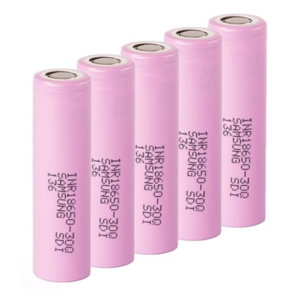 Samsung INR18650-30Q Li-ion batterij (5 stuks, 3.7 V, 3000 mAh, 15A) ASA02303 - 1