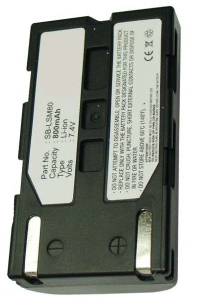 Samsung SB-LSM80 accu (800 mAh, 123accu huismerk)  ASA00944 - 1