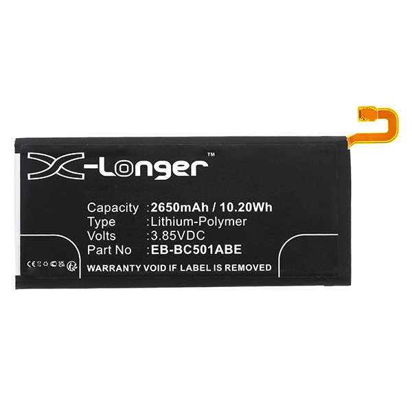 Samsung SM-C5010 / EB-BC501ABE accu (3.85 V, 3000 mAh, 123accu huismerk)  ASA02360 - 2