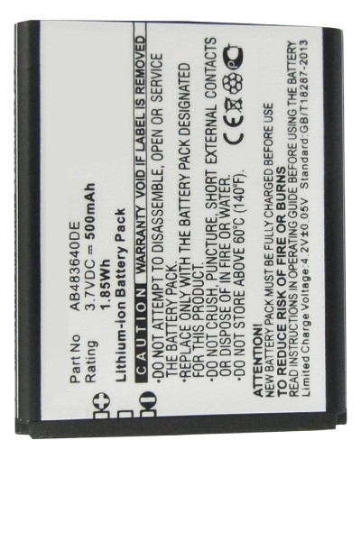 Samsung SME200SL accu (850 mAh, 123accu huismerk)  ASA00727 - 1