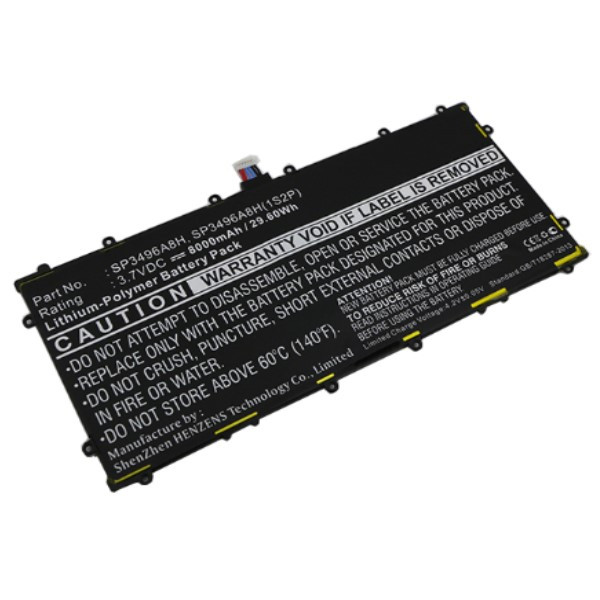 Samsung SP3496A8H / SP3496A8H(1S2P) accu (3.7 V, 8000 mAh, 123accu huismerk)  ASA00776 - 1
