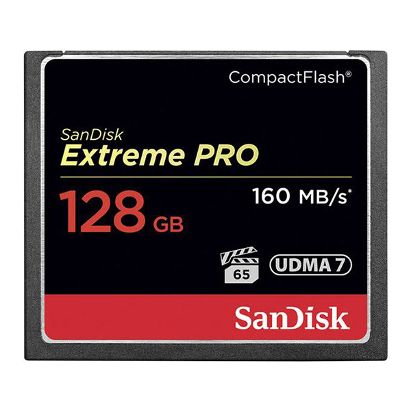 SanDisk Extreme Pro Compact Flash geheugenkaart class 10 - 128GB  ASA01978 - 1