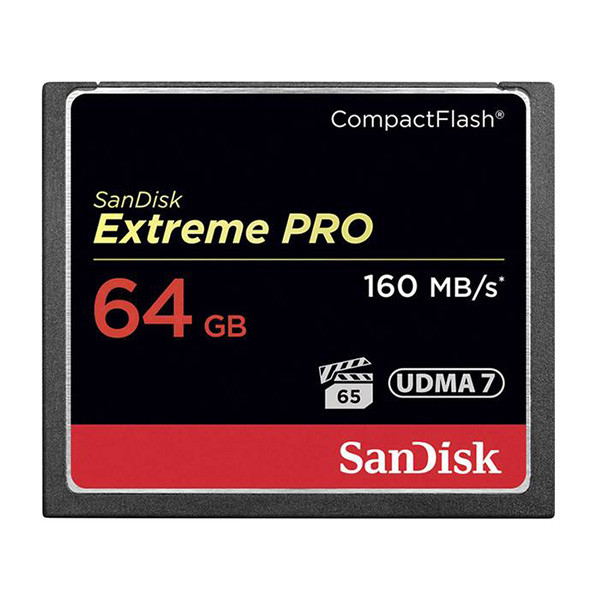 SanDisk Extreme Pro Compact Flash geheugenkaart class 10 - 64GB  ASA01982 - 1