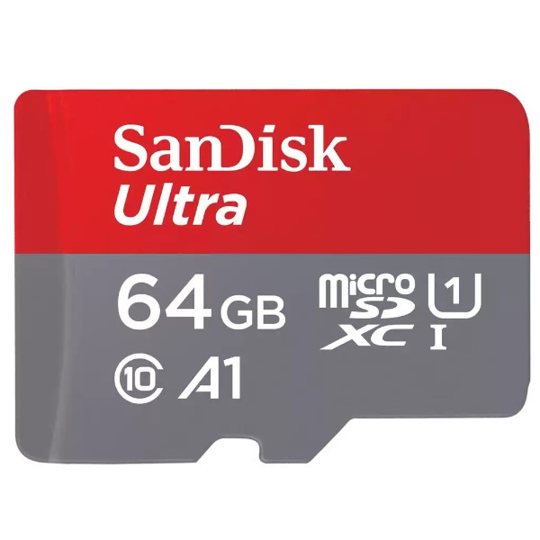 SanDisk Ultra Micro SDXC geheugenkaart  / class 10 / UHS-I / A1 / inclusief adapter - 64GB  ASA01975 - 1