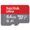 SanDisk Ultra Micro SDXC geheugenkaart  / class 10 / UHS-I / A1 / inclusief adapter - 64GB