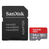 SanDisk Ultra Micro SDXC geheugenkaart  / class 10 / UHS-I / A1 / inclusief adapter - 64GB  ASA01975 - 2