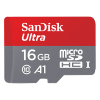SanDisk Ultra Micro SDXC geheugenkaart class 10 inclusief adapter - 16GB  ASA01979