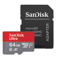 SanDisk Ultra Micro SDXC geheugenkaart class 10 inclusief adapter - 64GB  ASA01975