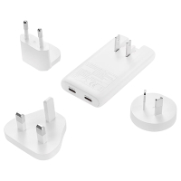 Sandberg 4-in-1 Reisoplader 65W (2x USB-C) ASA02491