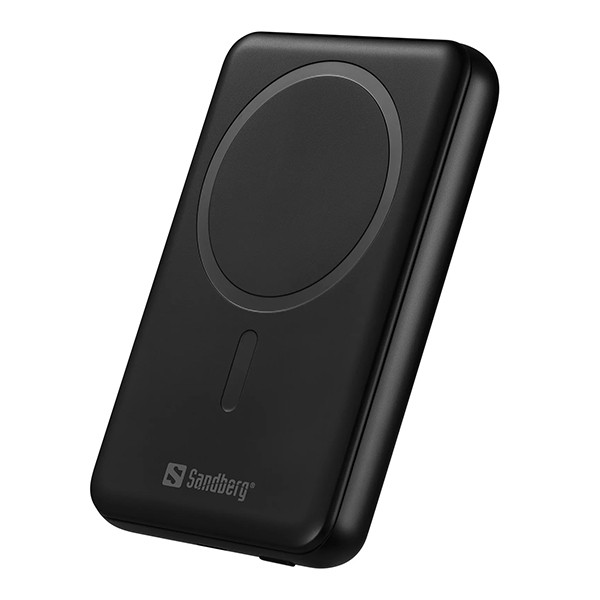 Sandberg SemiSolidState Magnet Powerbank zwart (20W, 10000 mAh) ASA02542 - 1