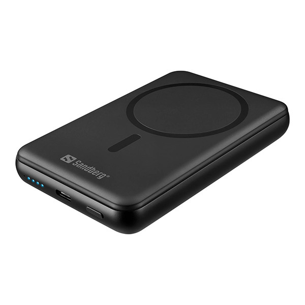 Sandberg SemiSolidState Magnet Powerbank zwart (20W, 10000 mAh) ASA02542 - 2