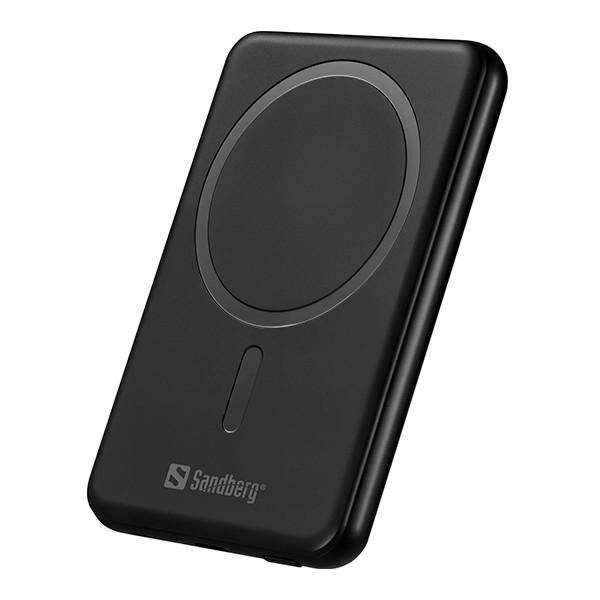 Sandberg SemiSolidState Magnet Powerbank zwart (20W, 5000 mAh) ASA02541 - 1