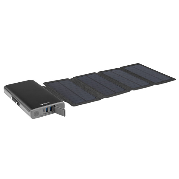 Sandberg Solar 4-panel Powerbank 25000 (25000 mAh, 92.5 Wh)  ASA02150 - 1