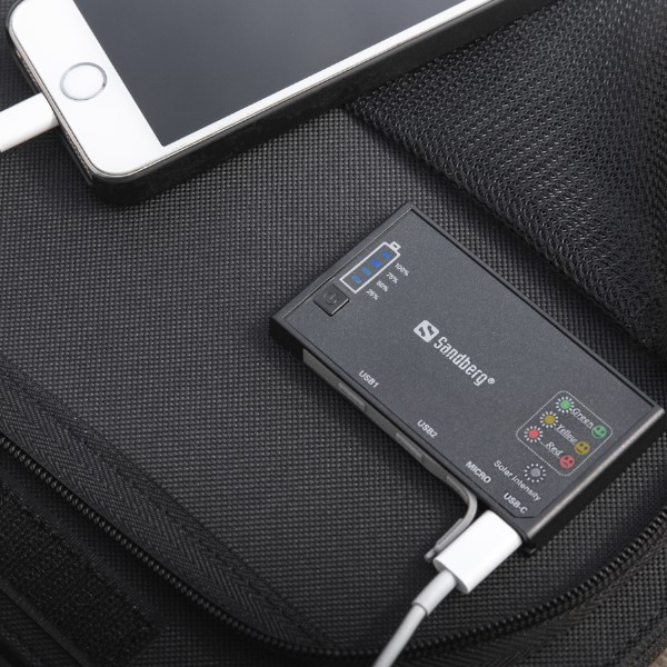 Sandberg Solar Charger en Powerbank (21W, 2x USB, 1x USB-C) ASA02123 - 4