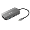 Sandberg USB-C 6 in1 Travel Dock  ASA02377 - 1
