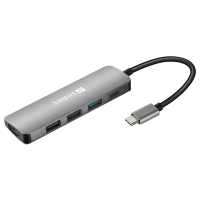 Sandberg USB-C Dock HDMI+3xUSB+PD 100W  ASA02382