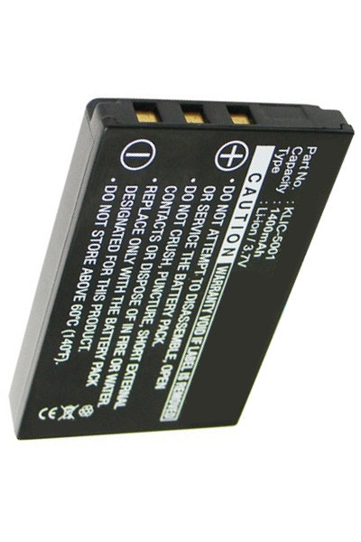 Sanyo DB-L50 / DB-L50AU / NVP-D7 accu (1400 mAh, 123accu huismerk)  ASA00010 - 1
