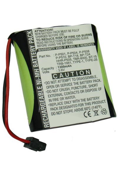 Sanyo GESPCF02 / 3N-600AA(mtm) / BT-905 accu (1300 mAh, 123accu huismerk)  ASA00891 - 1