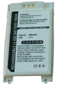 Sanyo SY6000SL accu (650 mAh, 123accu huismerk)  ASA00160