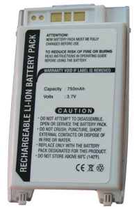 Sanyo SY6200SL accu (750 mAh, 123accu huismerk)  ASA00170