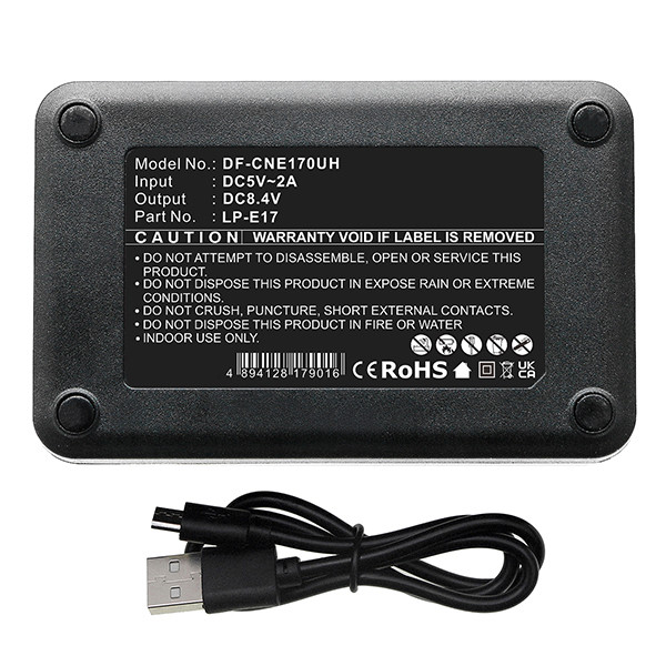 Saramonic LC-E17 / LP-E17 / LC-E17C oplader (123accu huismerk) ASA02285 - 6