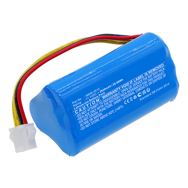 Scarlett 18650-3S15 accu (11.1 V, 2600 mAh, 123accu huismerk)  ASC00054 - 1