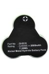 Scherna SHB16 accu (2000 mAh, 123accu huismerk) ASC00015 - 1