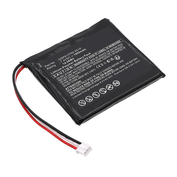 Sencor GSP613762-2S1P accu (1900 mAh, 123accu huismerk) ASE00177 - 1