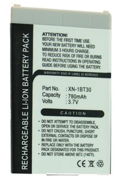 Sharp XN-1BT30 / CE-BL150 / SNN5828 accu (780 mAh, 123accu huismerk)  ASH00007 - 1