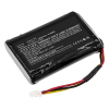 Shure 95A21764 accu (3.7 V, 1800 mAh, 123accu huismerk) ASH00214 - 1