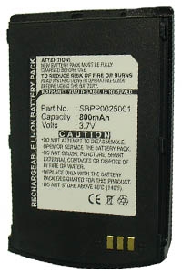 Siemens SBPP0025001 / LGLP-GBNM accu (800 mAh, 123accu huismerk)  ASI00023