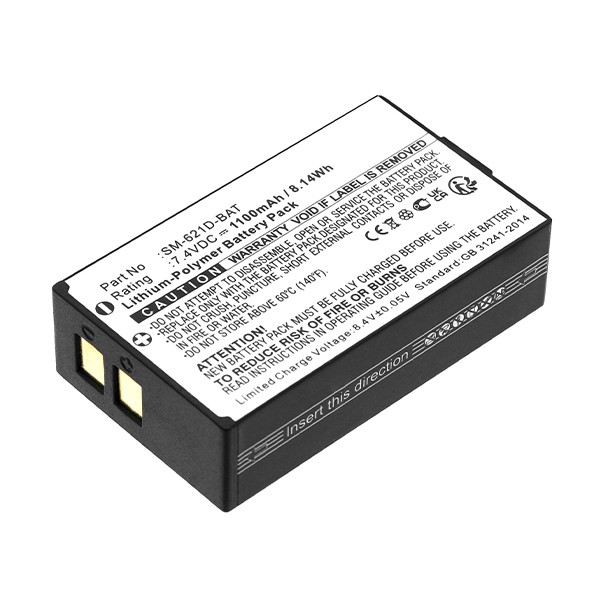 Simolio SM-621D-BAT accu (1100 mAh, 123accu huismerk)  ASI00233 - 1