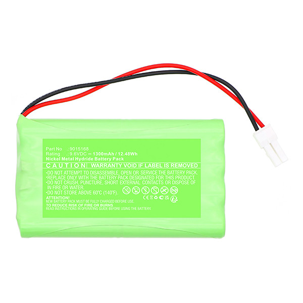 Simu 9015168 accu (9.6 V, 1300 mAh, 123accu huismerk) ASI00244 - 2