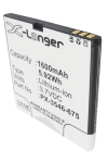 Simvalley PX-3546 / PX-3546-675 accu (1600 mAh, 123accu huismerk) ASI00111 - 1