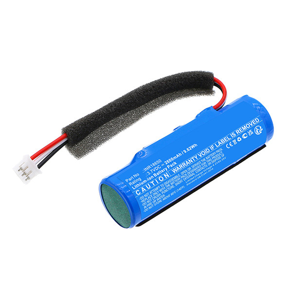 Skullcandy INR18650 accu (3.7 V, 2600 mAh, 123accu huismerk)  ASK00111 - 1
