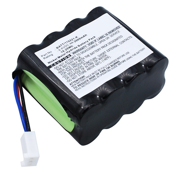 Smiths Medical 120221 / BATT/110221-K accu (9.6 V, 2000 mAh, 123accu huismerk) ASM00007 - 1