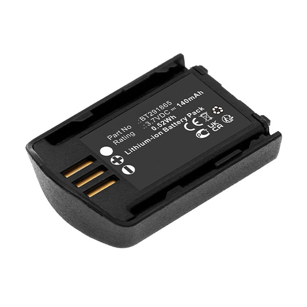 Snom BT291865 accu (3.7 V, 140 mAh, 123accu huismerk) ASN00012 - 1