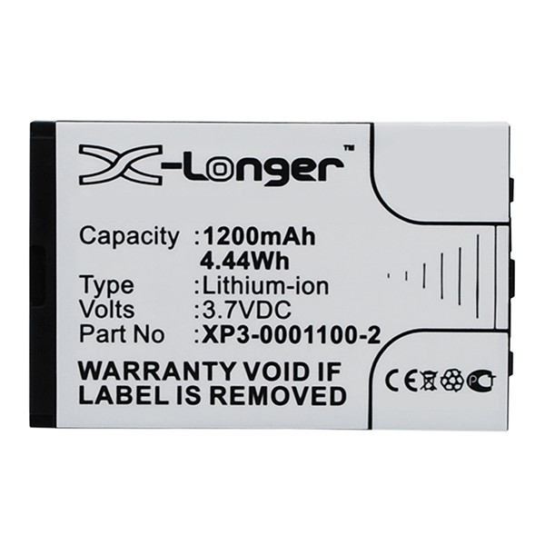 Socketmobile XP3-0001100-2 accu (1200 mAh, 123accu huismerk)  ASO00558 - 1