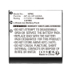 Somikon NP-40 / NP-40DBA / NP-40DCA accu (3.7 V, 1100 mAh, 123accu huismerk) ASO00440 - 2