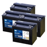 4 stuks: Sonnenschein GF12 25 Y / GF12-25Y Deep Cycle Gel accu's (12V, 28 Ah) ASO01250