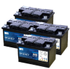 4 stuks: Sonnenschein GF12 51 Y / GF12 051 Y Deep Cycle Gel accu's (12V, 56Ah) ASO01247 - 1