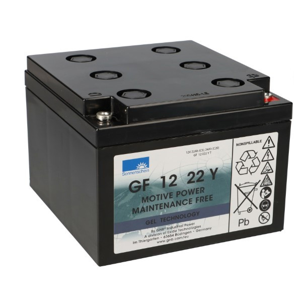 Sonneschein Sonnenschein GF12 22 Y / GF12 022 Y T accu (12V, 24Ah)  ASO01112 - 1