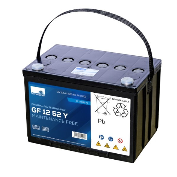 Sonnenschein  GF12 52 Y / GF12-52Y  Deep Cycle Gel accu (12V 60 Ah) ASO01109 - 1